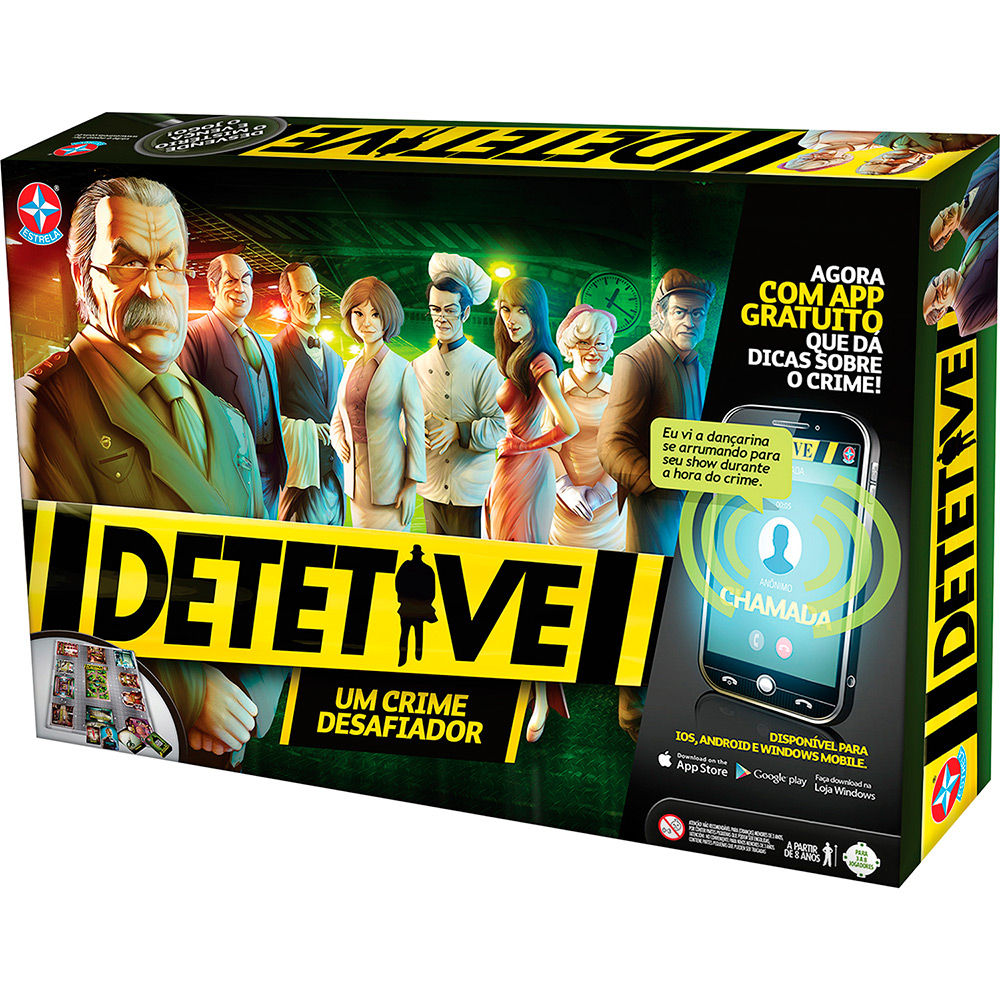 Jogo Detetive com Aplicativo - ESTRELA