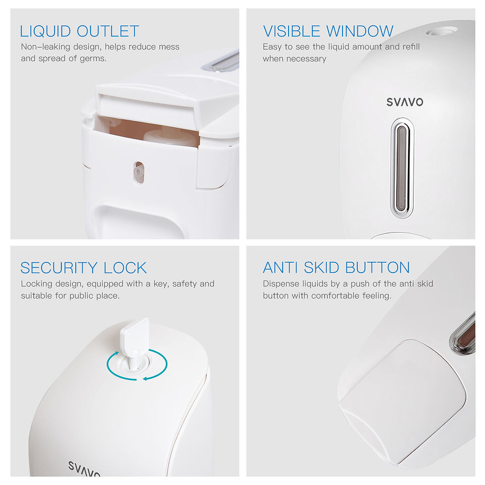 縮圖："SVAVO" Plaza Series Large Capacity Soap Dispenser - 08