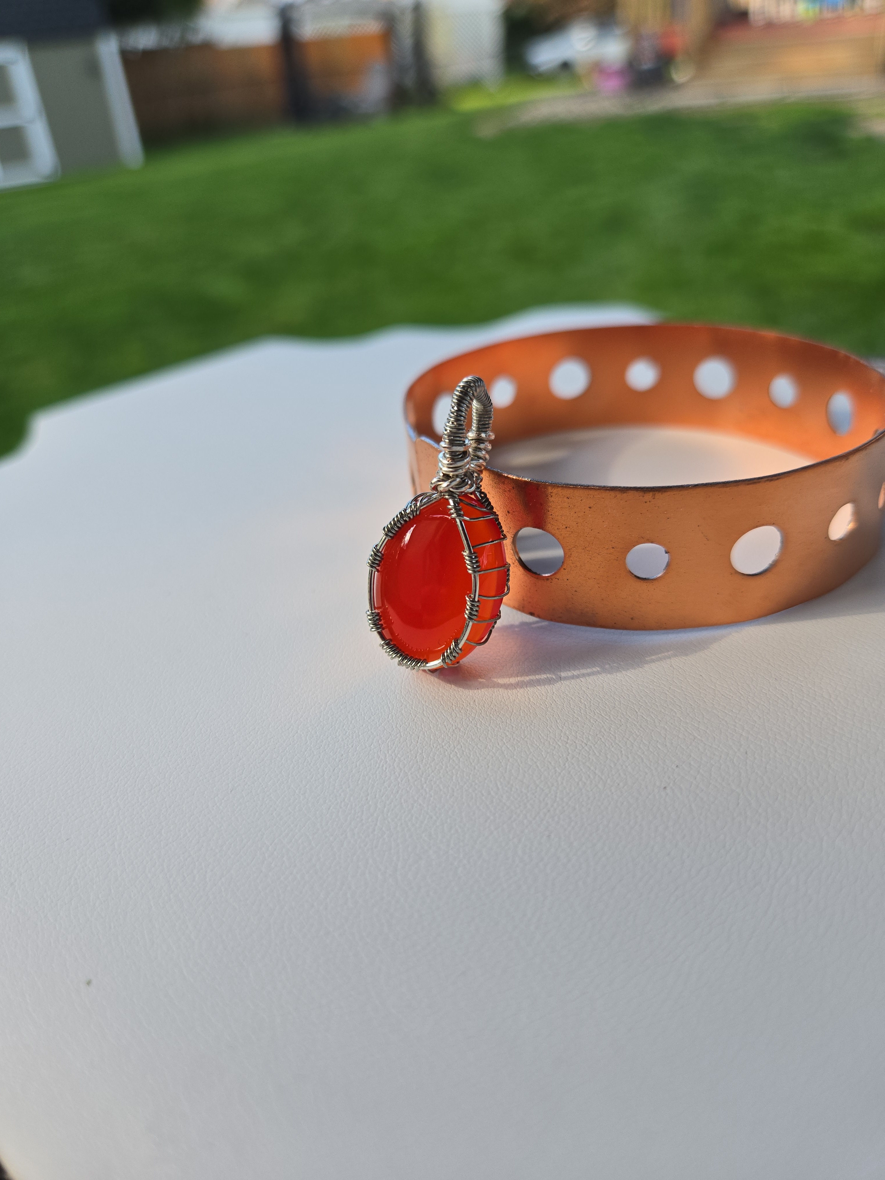 Carnelian Vitality Talisman Pendant