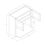 Thumbnail: AL Wall microwave cabinet (30 36 42) off white raised panel RTA