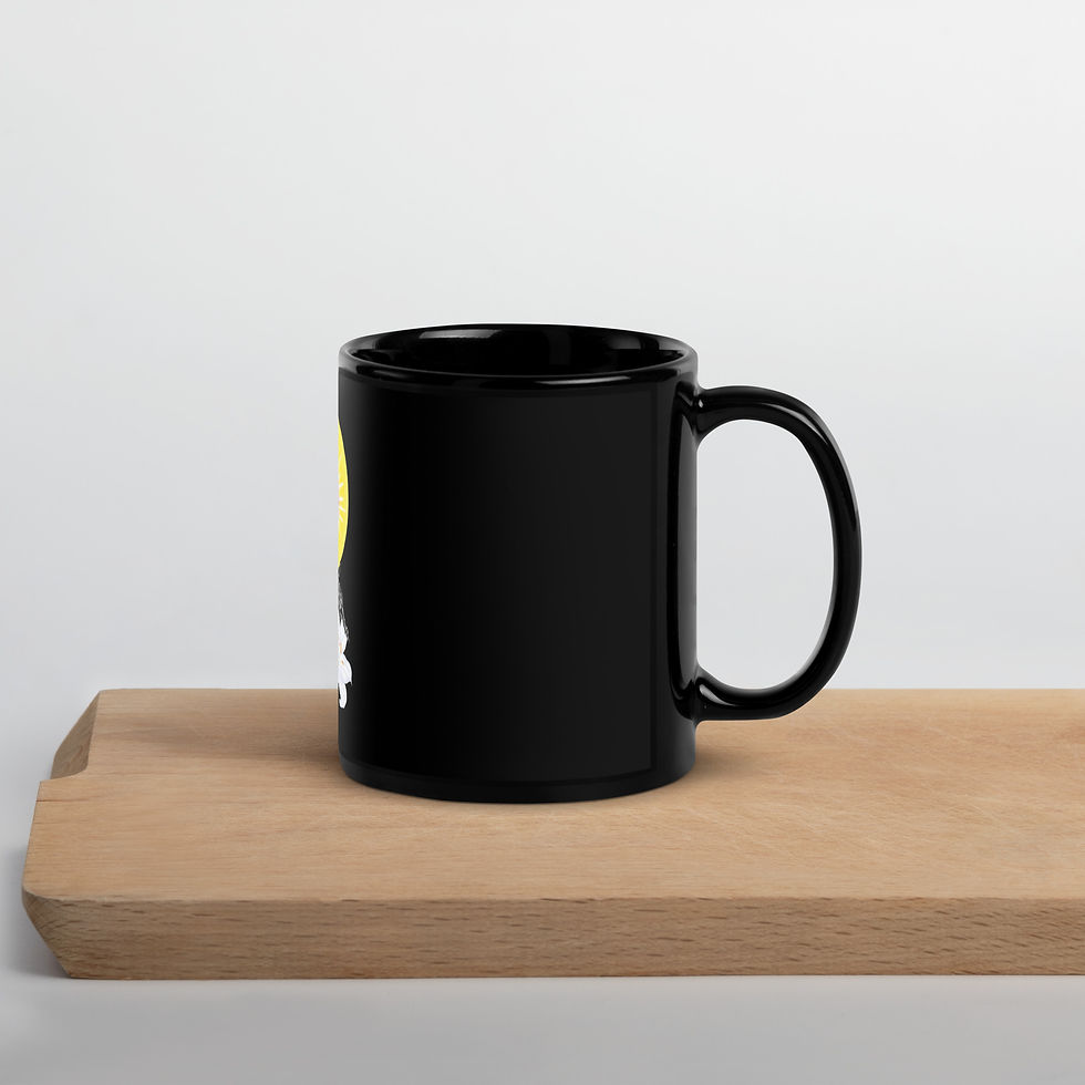 Miniature : SAINTE Jeanne de France - Mug brillant noir