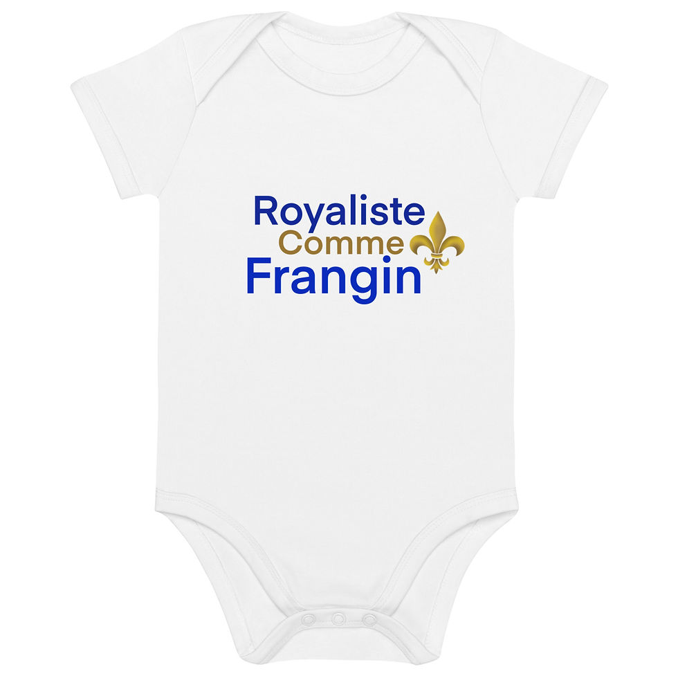 Miniature : Royaliste comme FRANGIN - Body en coton bio bébé