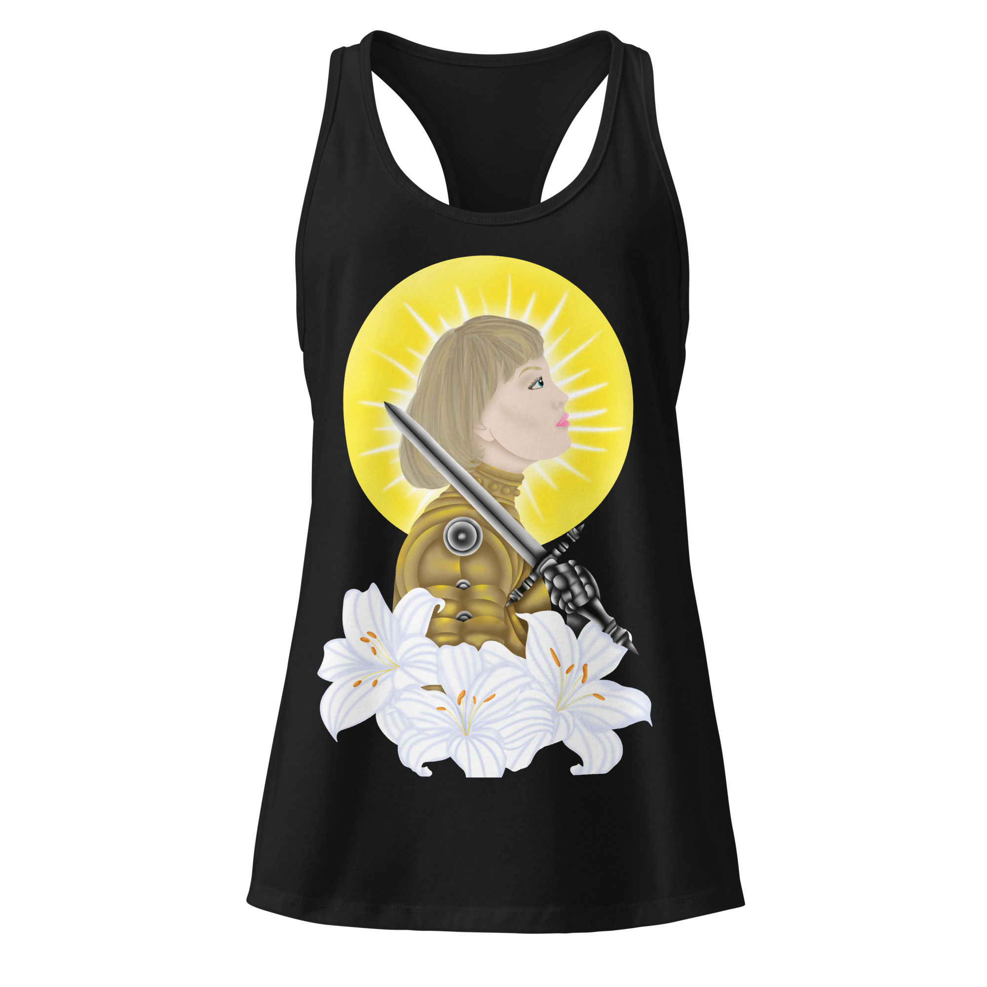 SAINTE Jeanne de France - Débardeur ajusté à dos nageur pour femme