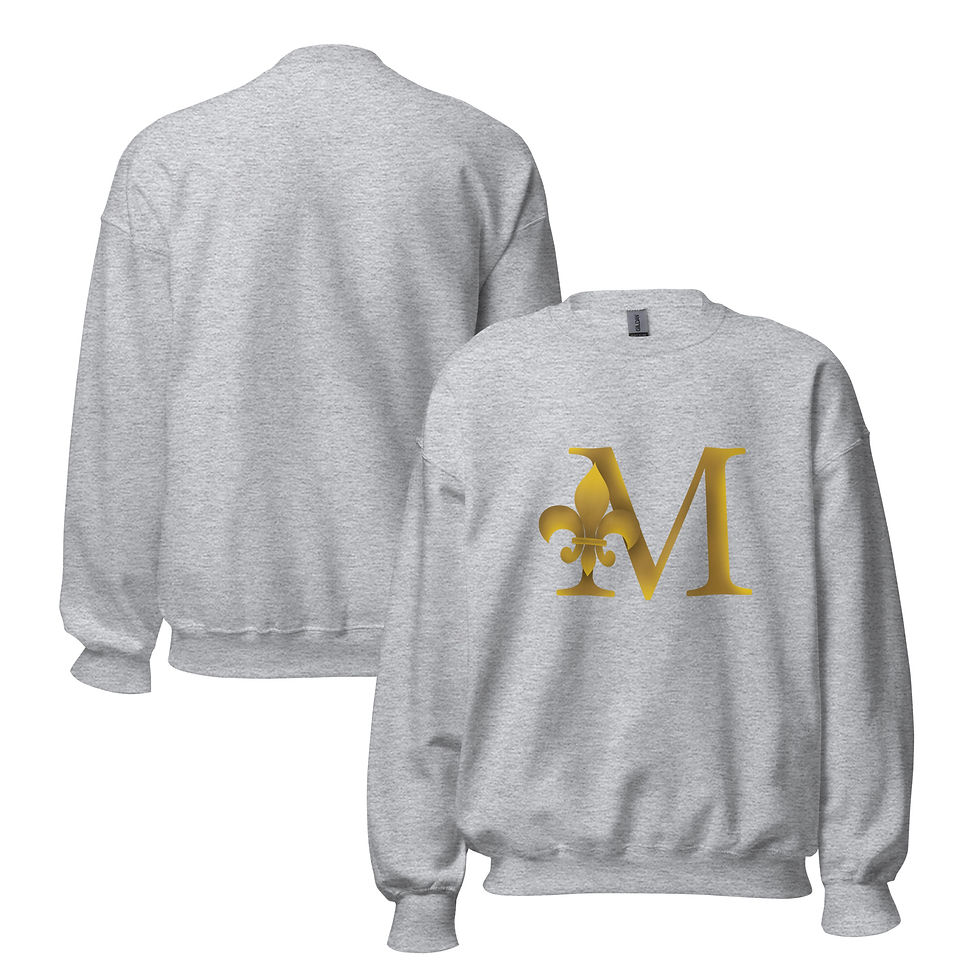 Miniature : M LYS - Sweat Unisexe à Col Rond