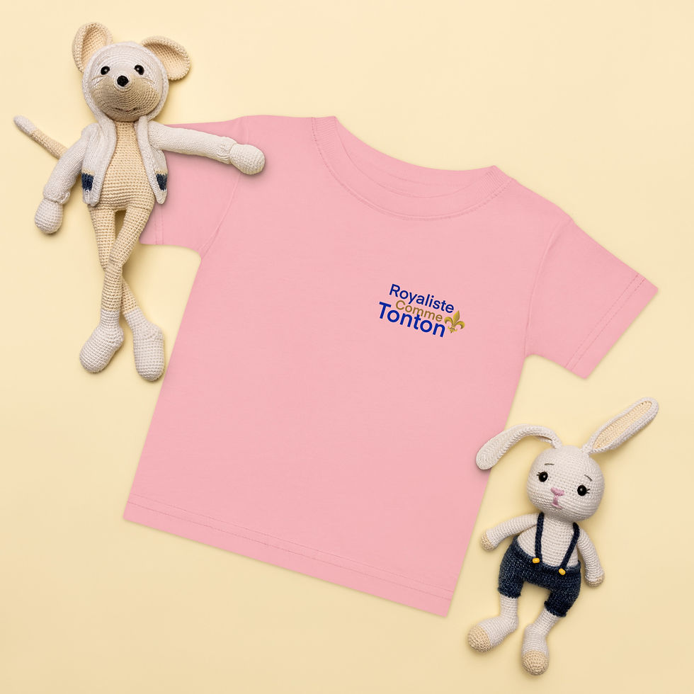 Miniature : Royaliste comme TONTON - T-shirt en jersey bébé