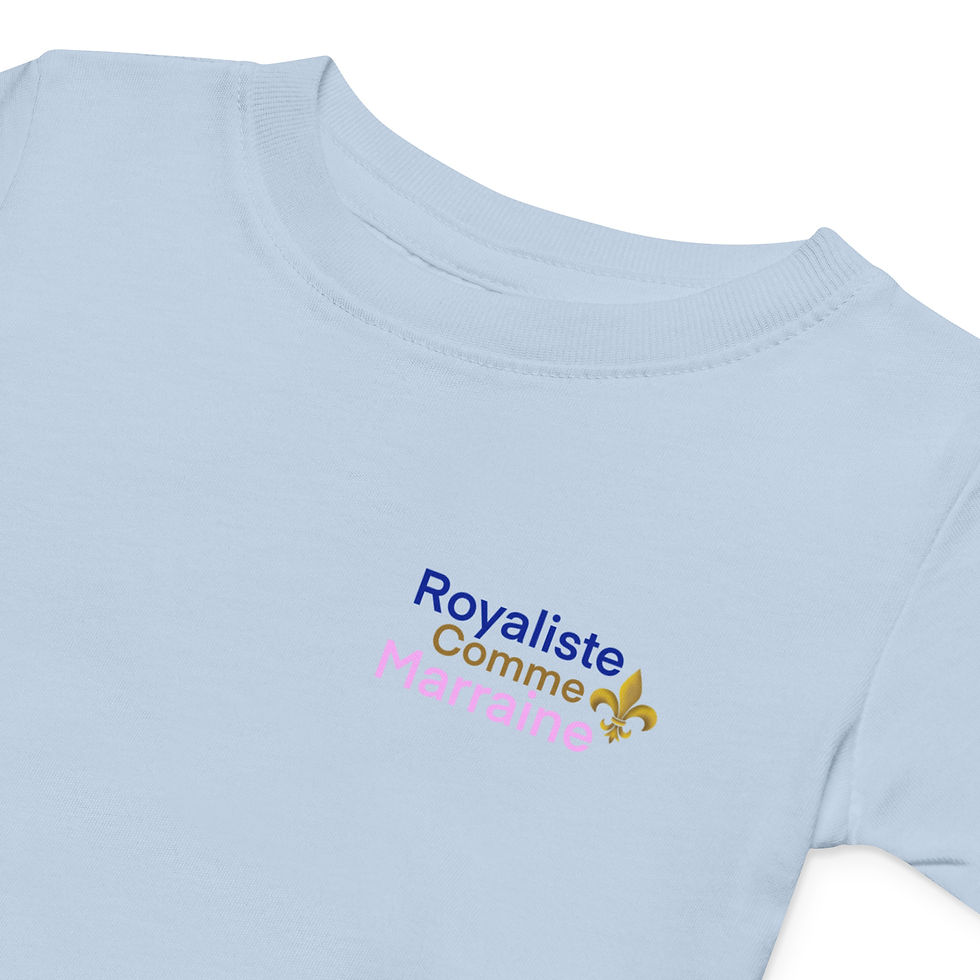 Miniature : Royaliste comme MARRAINE - T-shirt en jersey bébé
