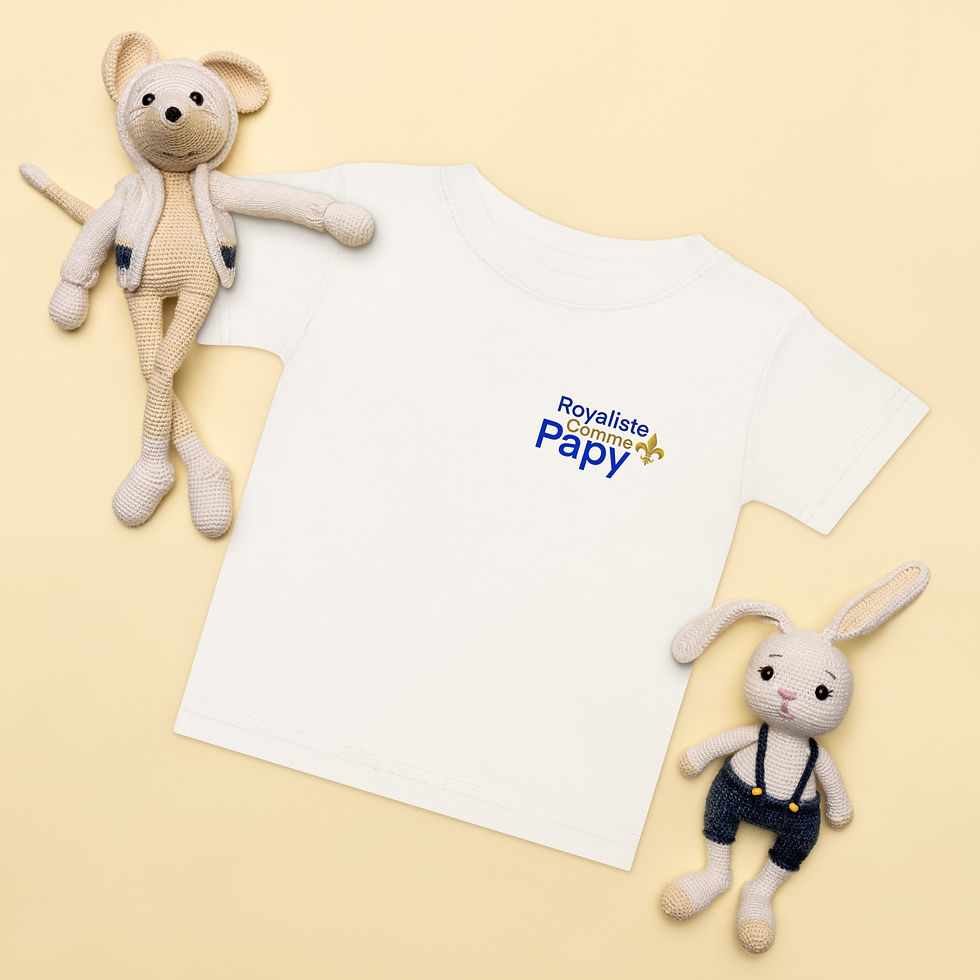 Miniature : Royaliste comme PAPY - T-shirt en jersey bébé