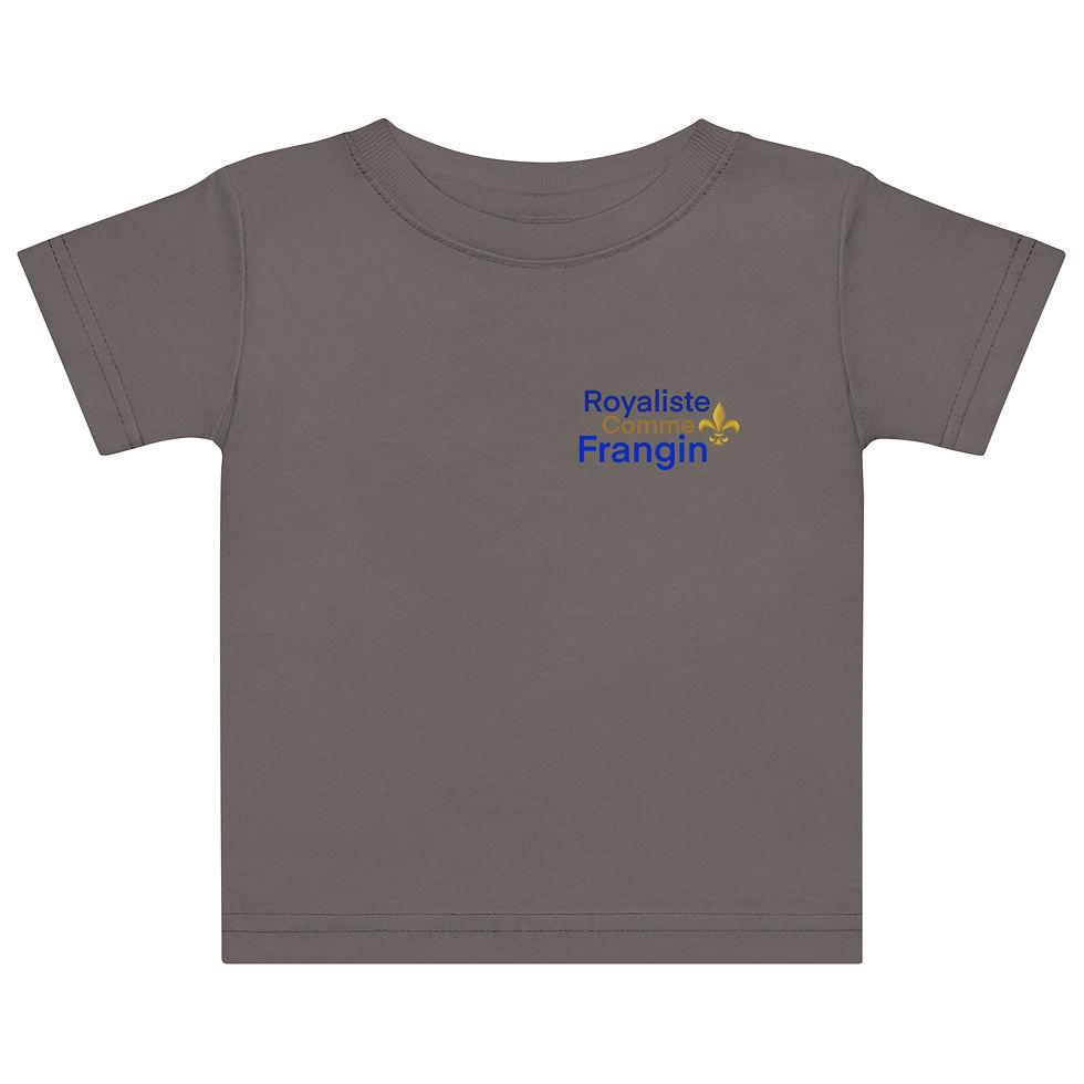 Miniature : Royaliste comme FRANGIN - T-shirt en jersey bébé