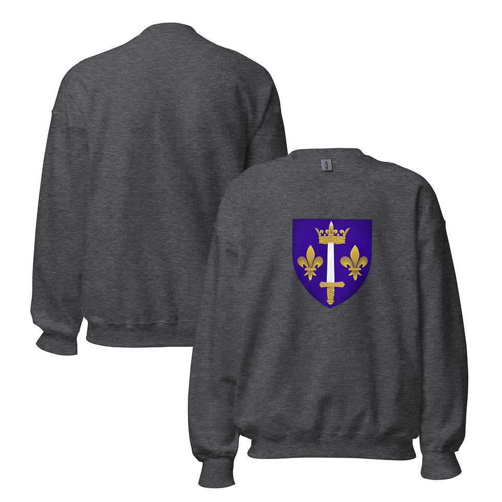 Miniature : Armoirie Jeanne d'Arc - Sweat Unisexe à Col Rond