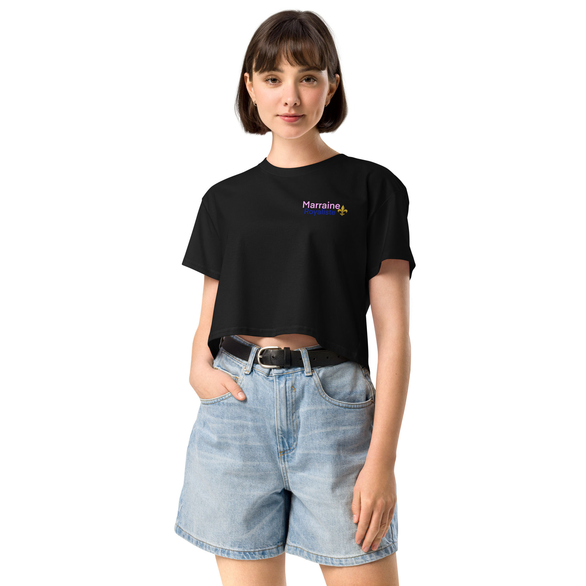 MARRAINE Royaliste - Crop top pour femme