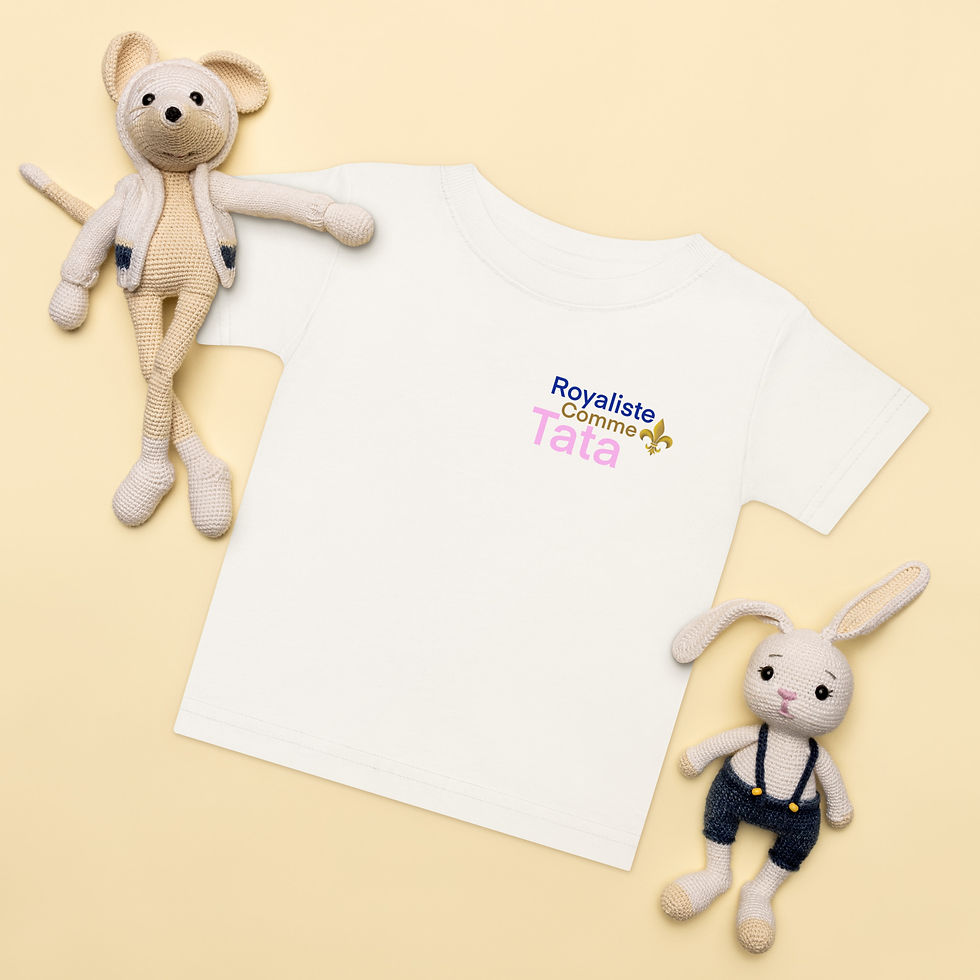Miniature : Royaliste comme TATA - T-shirt en jersey bébé