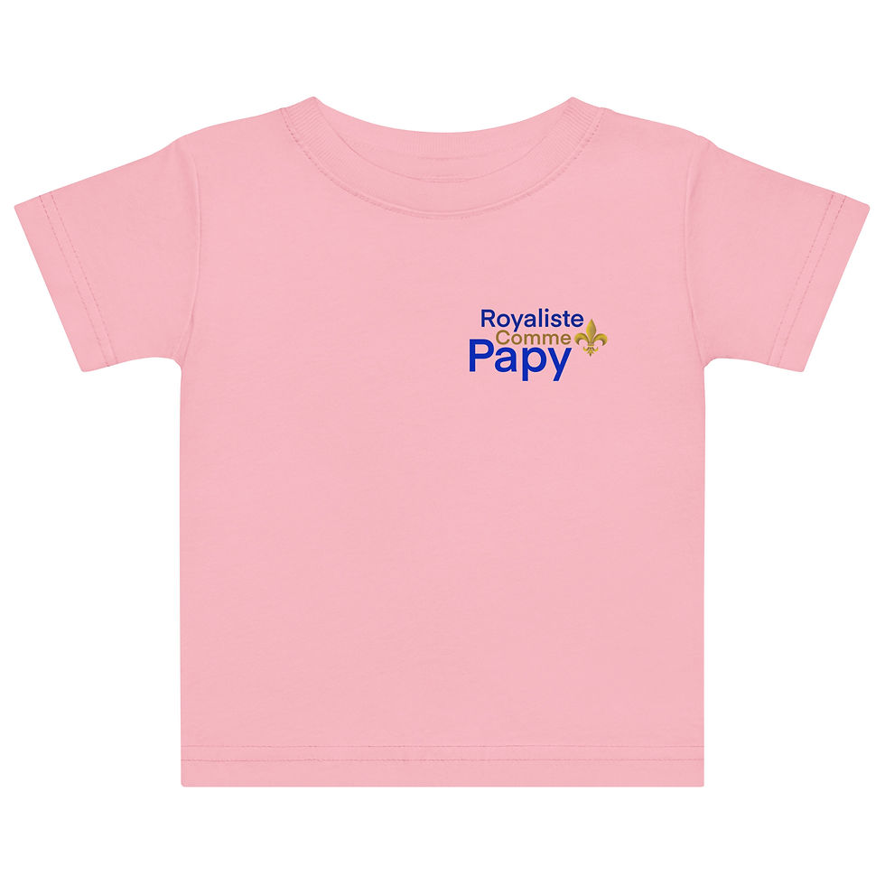 Miniature : Royaliste comme PAPY - T-shirt en jersey bébé