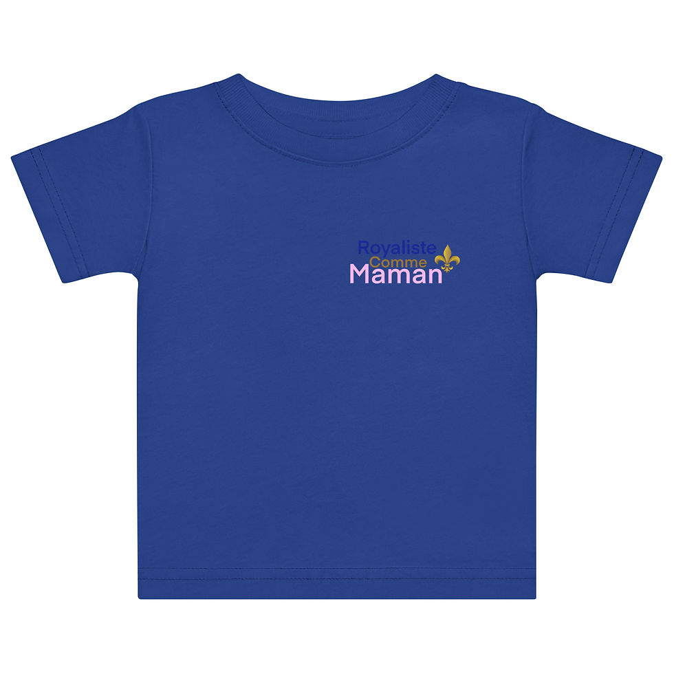 Miniature : Royaliste comme MAMAN - T-shirt en jersey bébé
