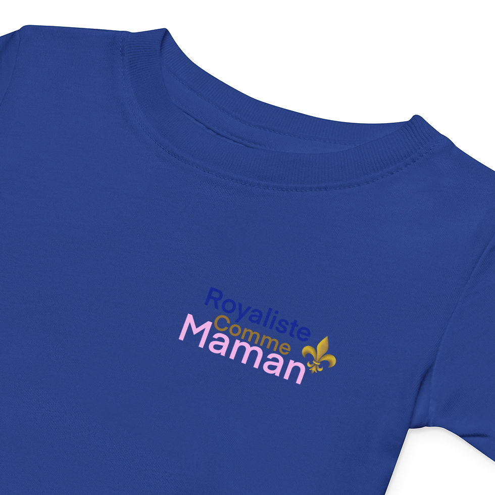 Miniature : Royaliste comme MAMAN - T-shirt en jersey bébé