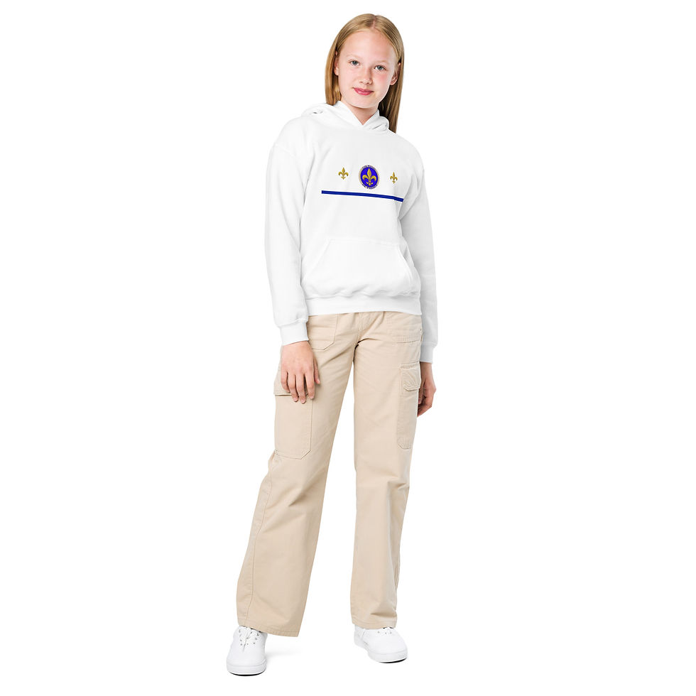 Miniature : Bandeau Lys - Sweat à capuche épais pour les jeunes