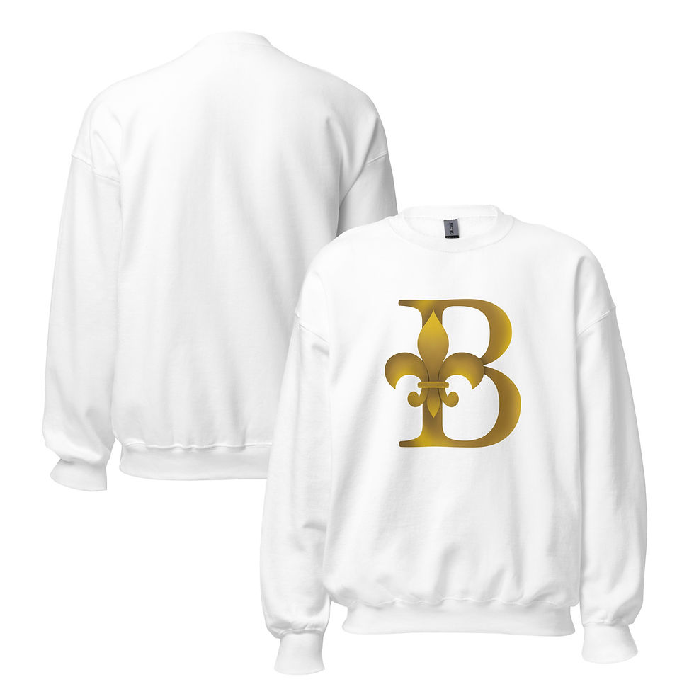 Miniature : B LYS - Sweat Unisexe à Col Rond