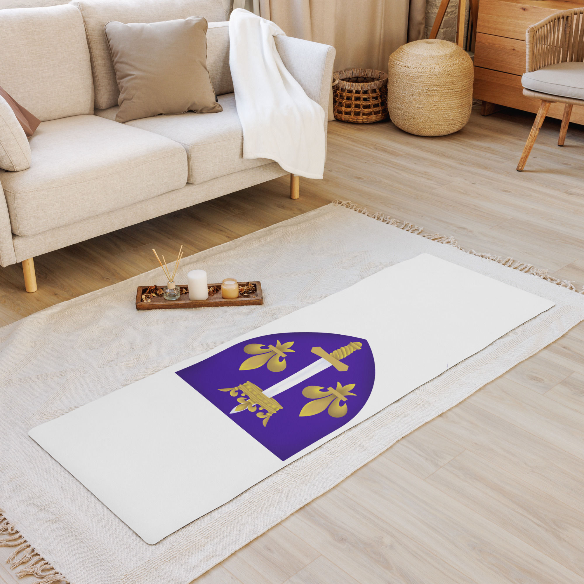 Armoirie Jeanne d'Arc - Tapis de yoga
