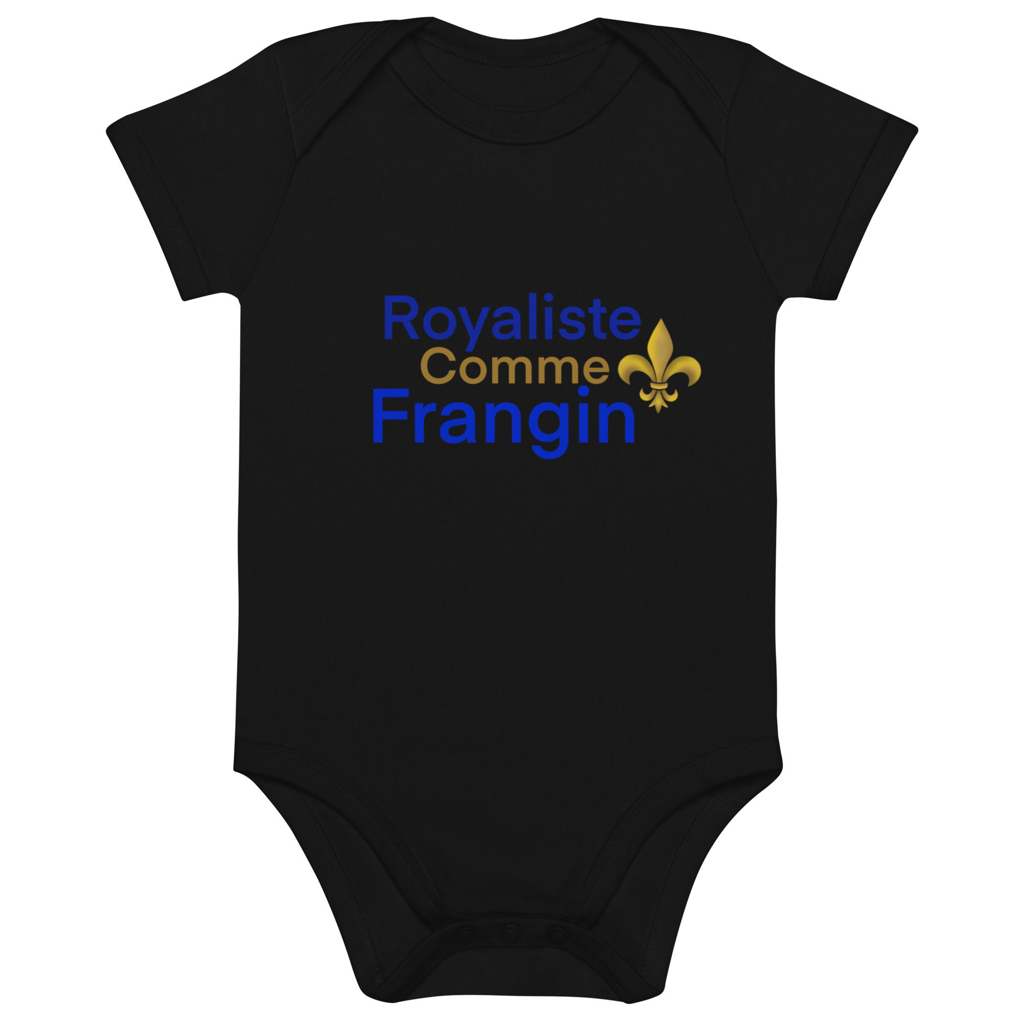 Royaliste comme FRANGIN - Body en coton bio bébé