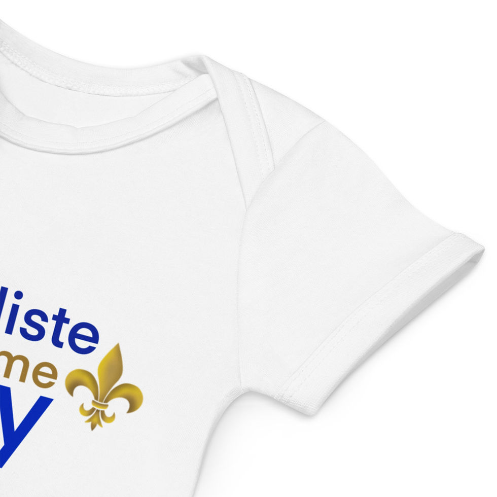 Miniature : Royaliste comme PAPY - Body en coton bio bébé