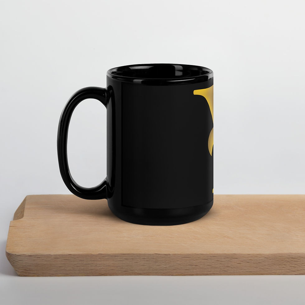 Miniature : Y LYS - Mug brillant noir