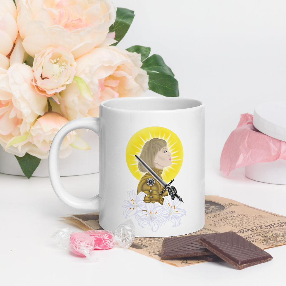 Miniature : SAINTE Jeanne de France - Mug Blanc Brillant