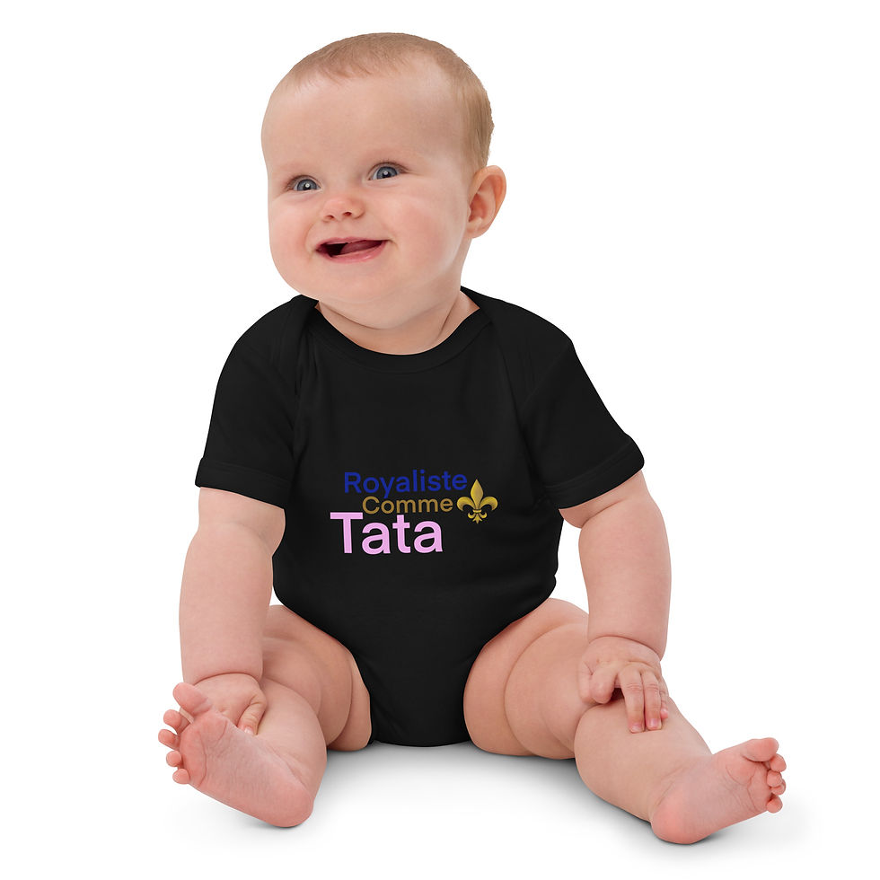 Miniature : Royaliste comme TATA - Body en coton bio bébé