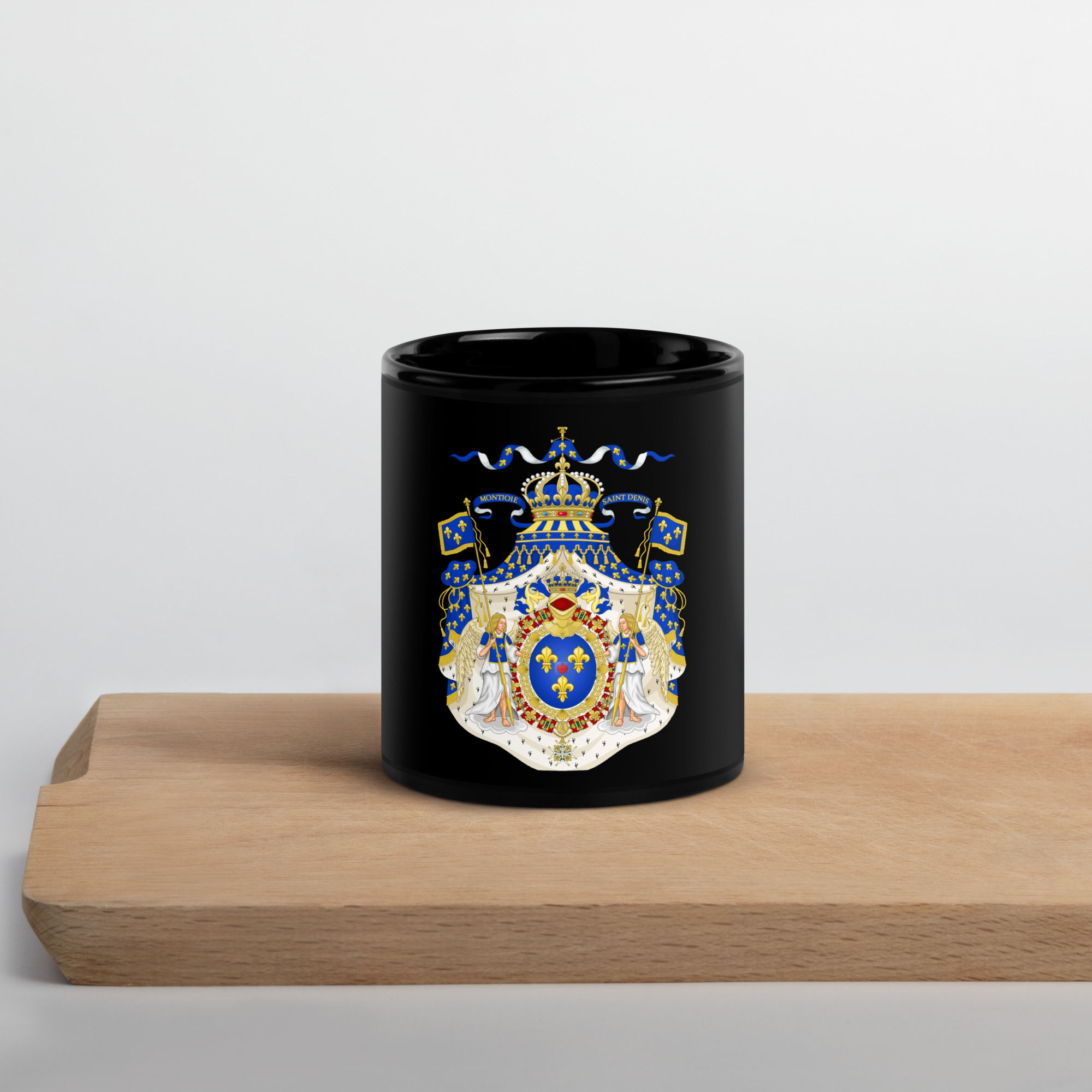 Royaume de France - Mug brillant noir