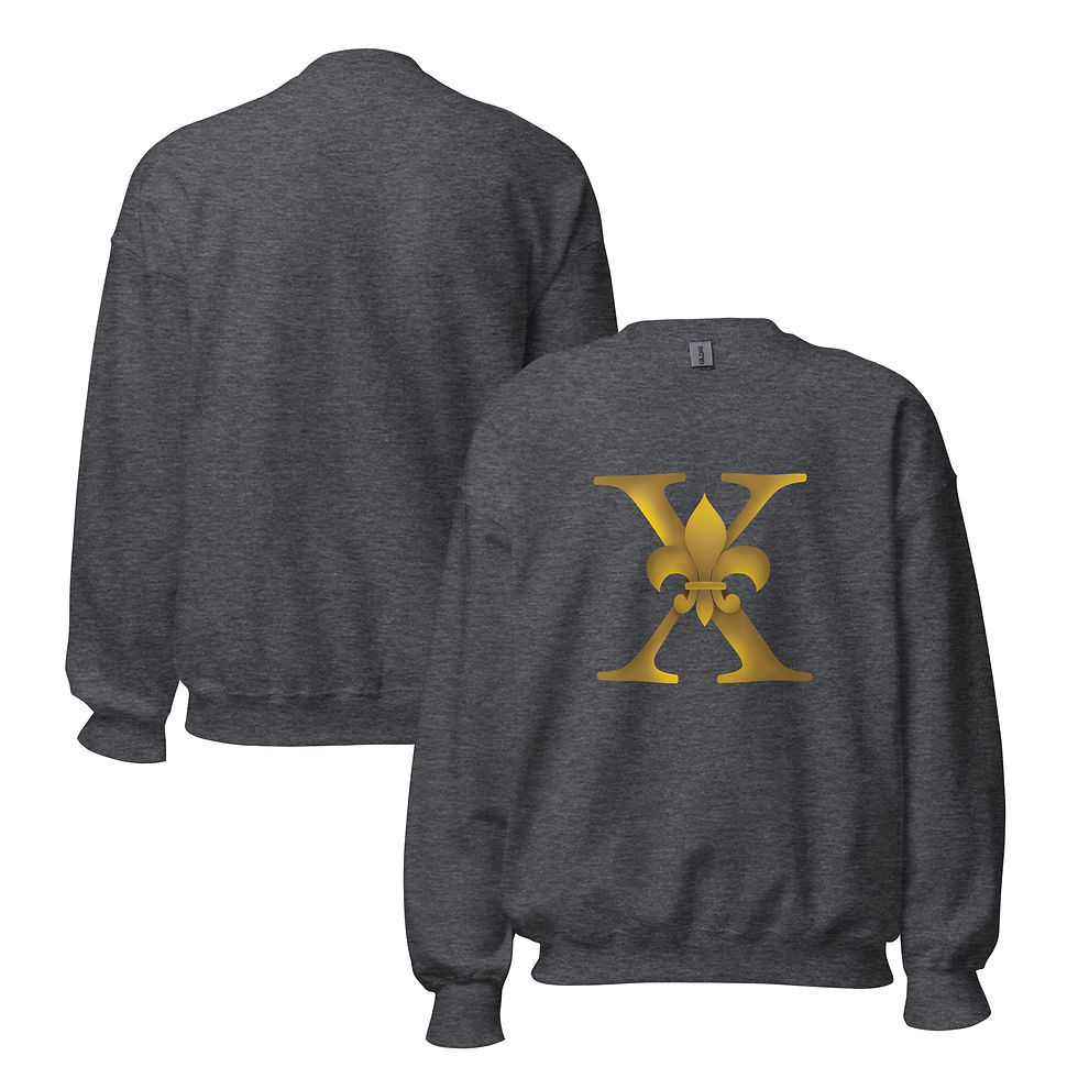 Miniature : X LYS - Sweat Unisexe à Col Rond