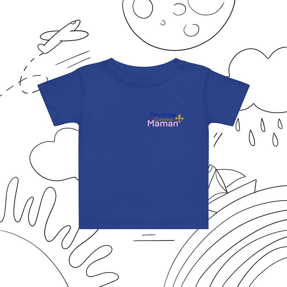 Miniature : Royaliste comme MAMAN - T-shirt en jersey bébé