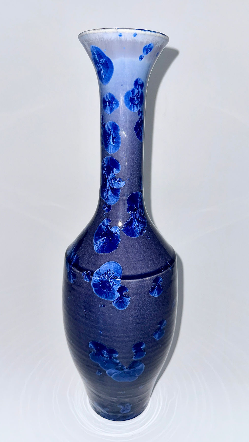 Thumbnail: Cobalt Blue Crystalline Vase