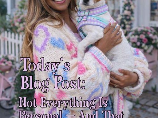 Not Everything Is Personal — And That Changes Everything