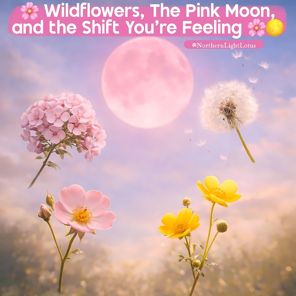 Wildflowers, The Pink Moon, and the Shift You’re Feeling
