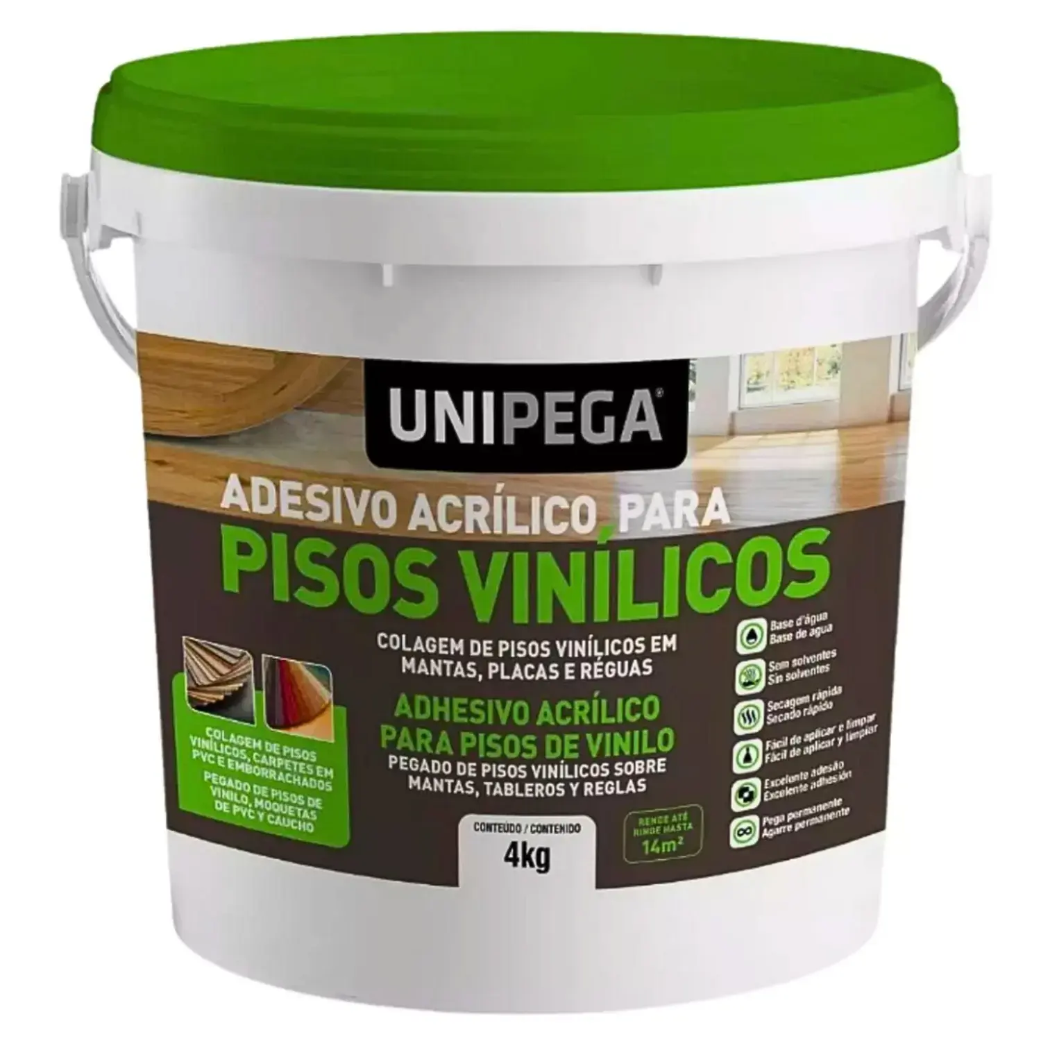 Adesivo para Vinilico Unipega 4kg