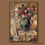 Thumbnail: Suzanne Valadon Roses and Dahlias on a Table art print showing vibrant floral arrangement with ornate decorative textile patt