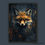 Thumbnail: a dark and moody art print of a fox's face, in earthy shades of browns, against a black background