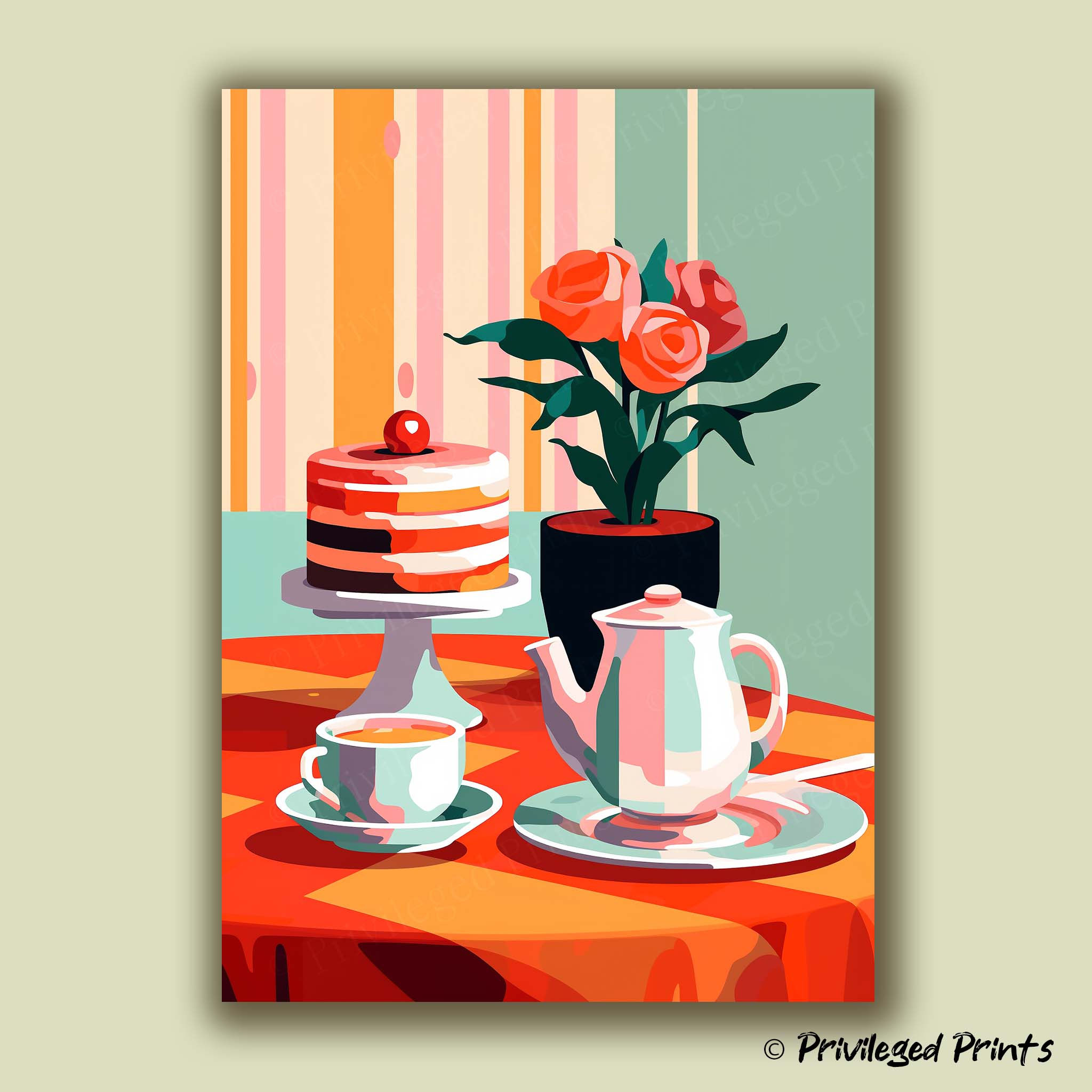 1920s KITCHEN COFFEE ART PRINT