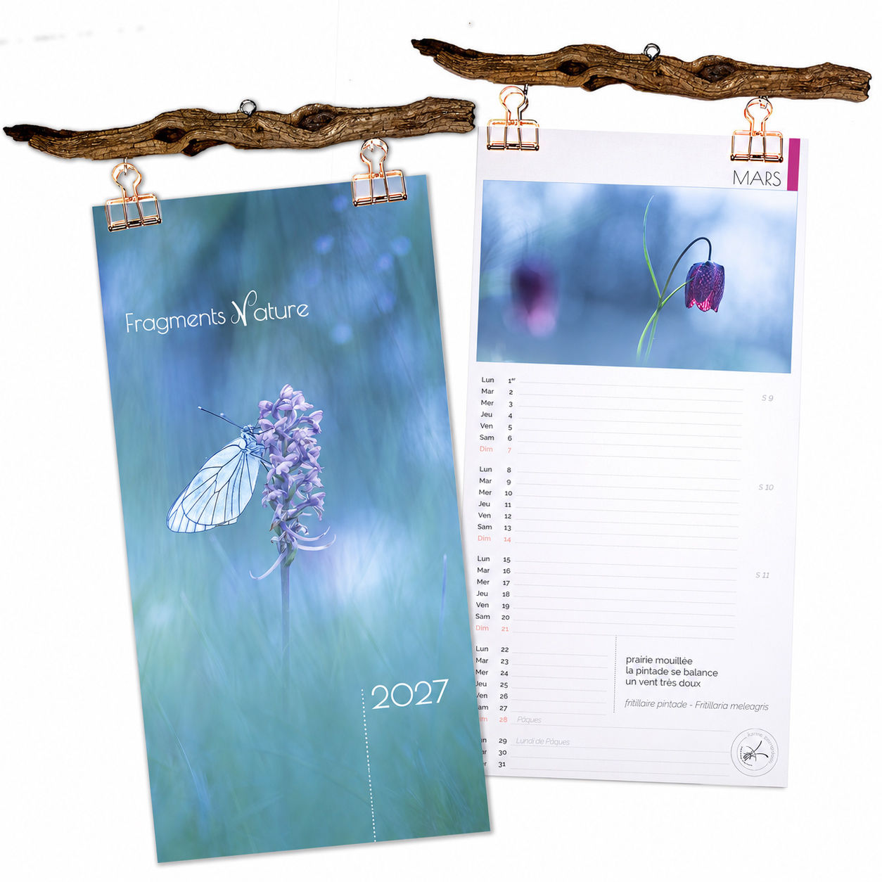 Calendrier Fragments Nature