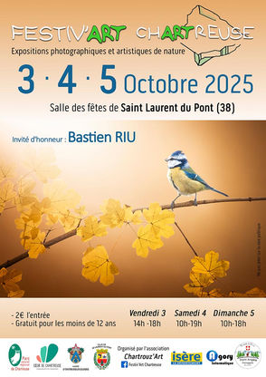 Participation au Festiv'Art Nature en Chartreuse 2025 les 03/04/05 octobre 2025