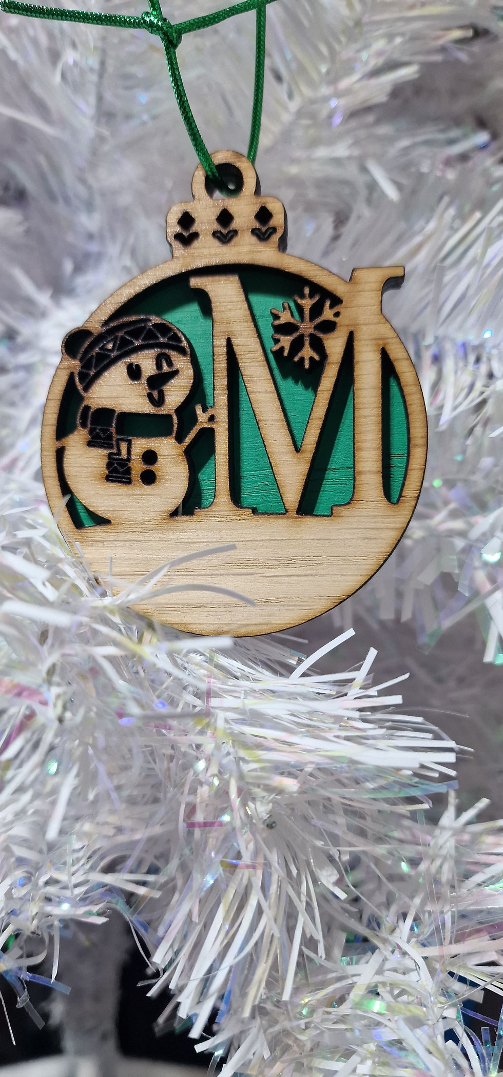 Thumbnail: Personalised Christmas tree ornament