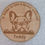 Thumbnail: Personalised Dog coaster
