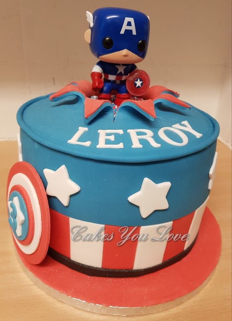 avengers birthday cake