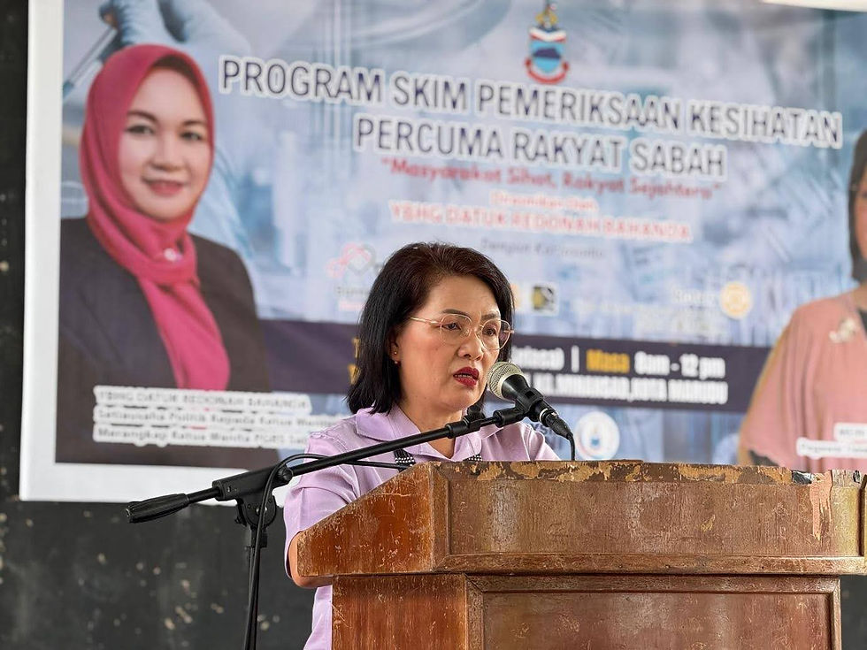 Meirin menyampaikan ucapan