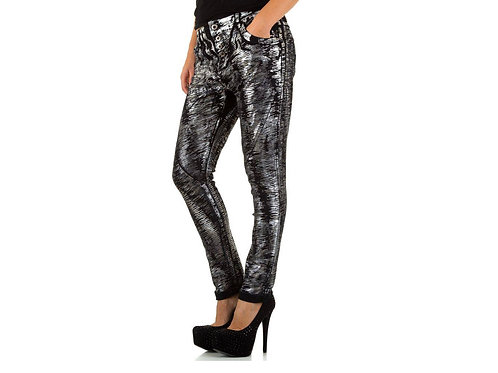 Coated Jeans Black Silver - Preis incl. MwSt. zzgl. Versand