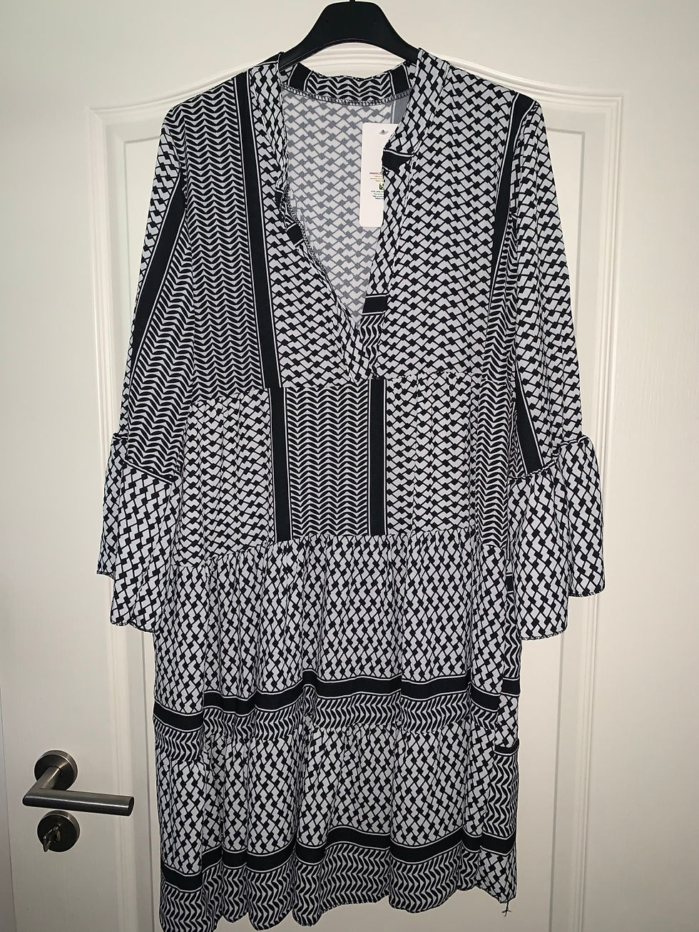 Miniaturbild: Pali Dress Ethno Tunika Instakleid in Very peri und black white 