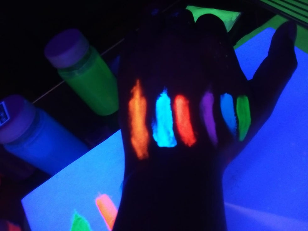 Miniatura: Kit Maquillaje Neón Fluorescente Lumins 5g
