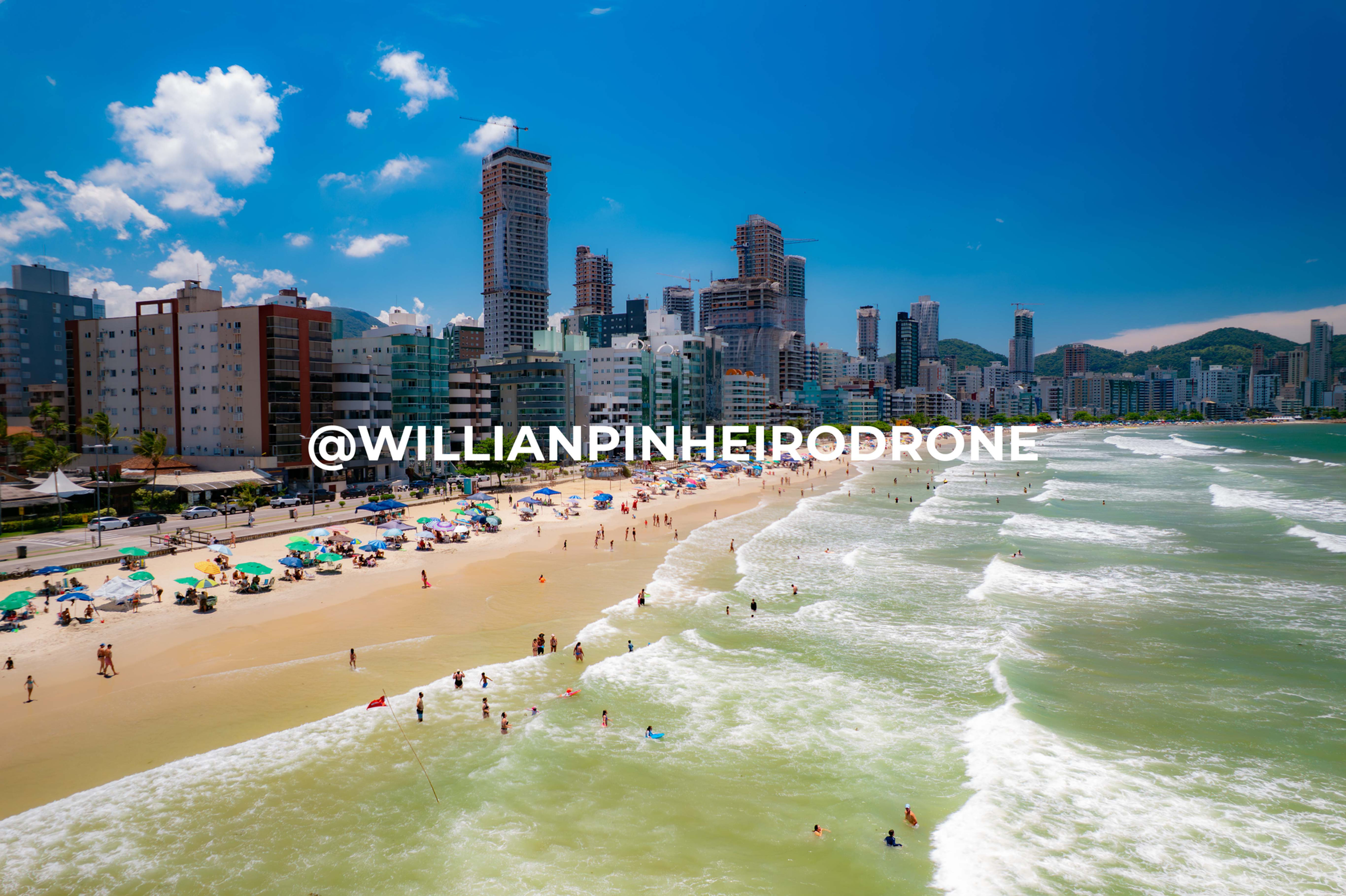 Foto aérea Praia central Itapema 432