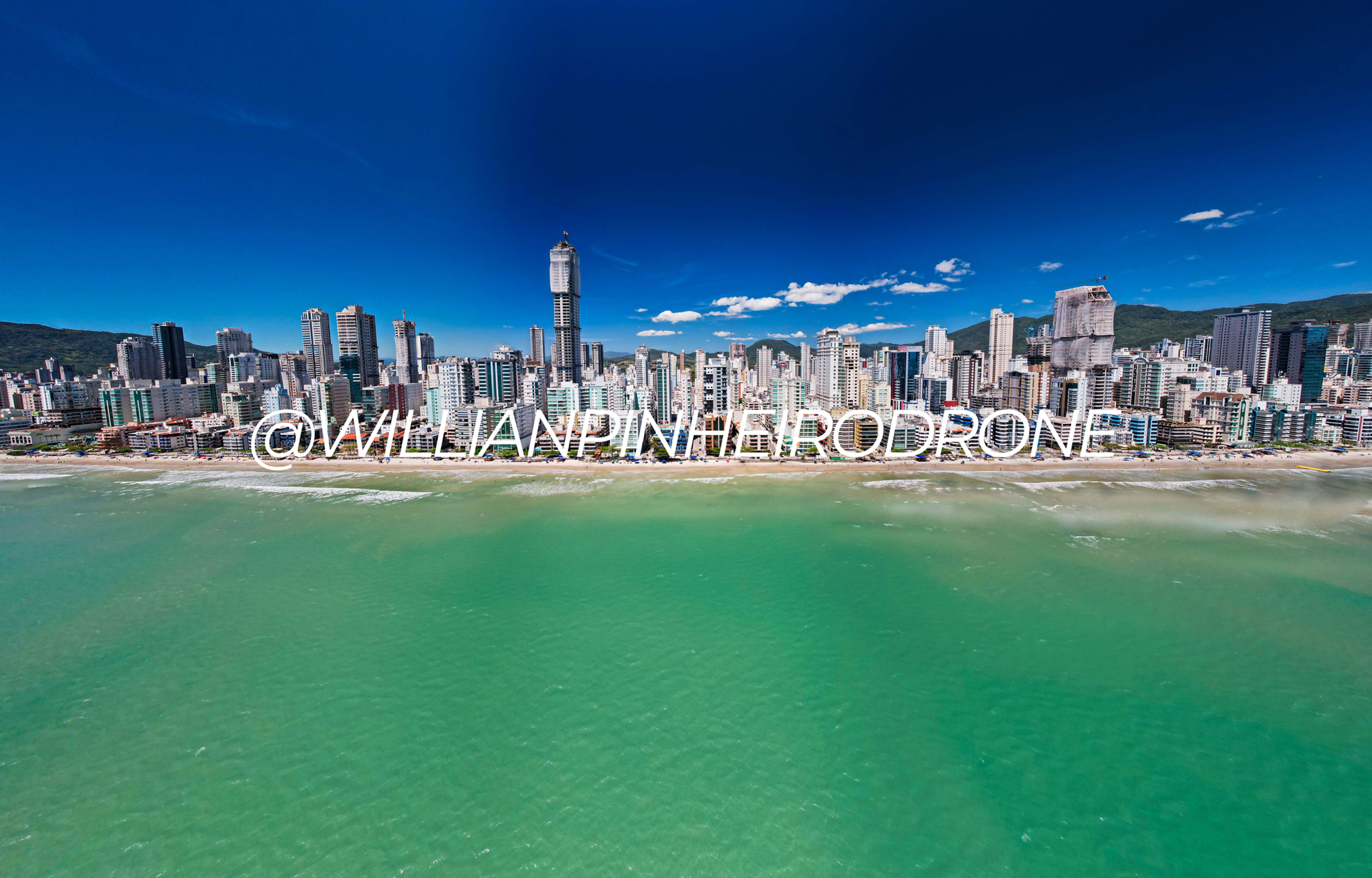 Foto aérea Pier de Itapema Meia praia 102