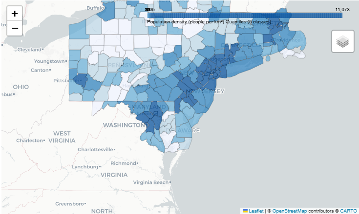BosWash vs Jing-Jin-Ji: How Megaregion Population Density Shapes the Future of the U.S. and China
