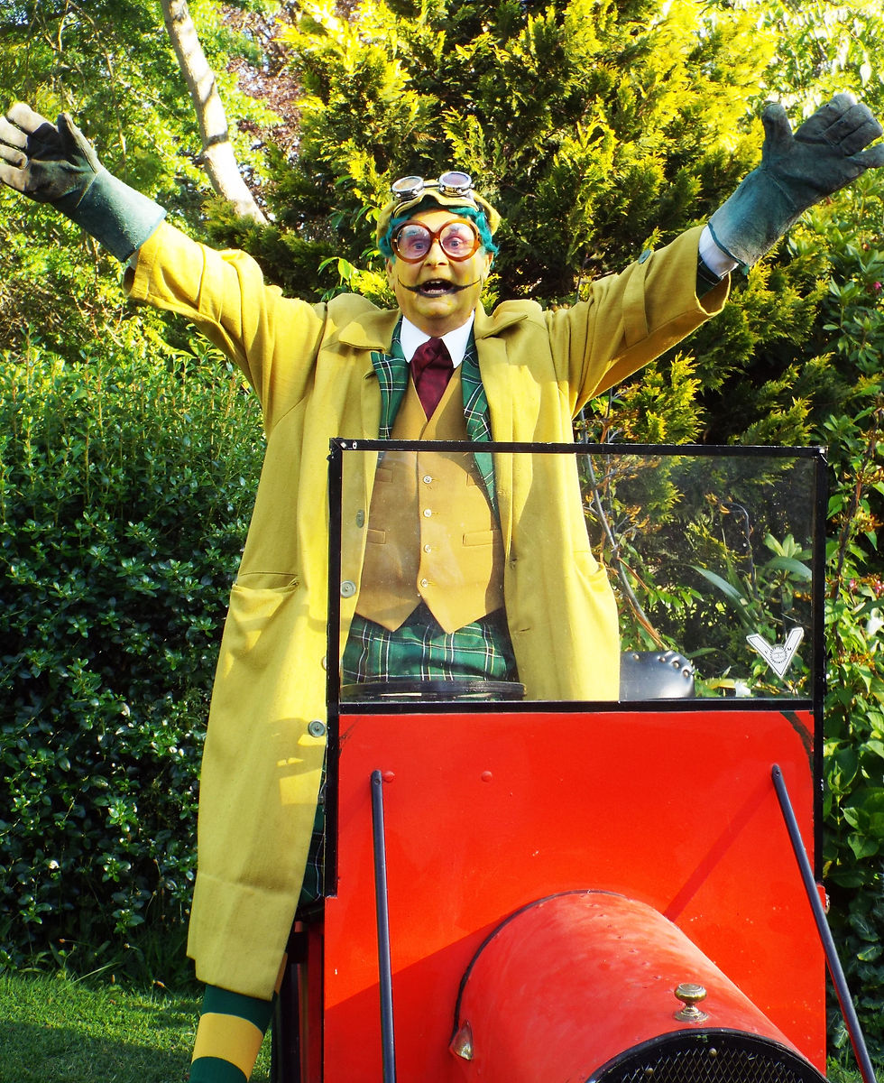 Toad in the 2023 Production of Wind in the Willows, adapted by Amelia Marriette and performed by the Malvern Theatre Players, now in their 47th Season!