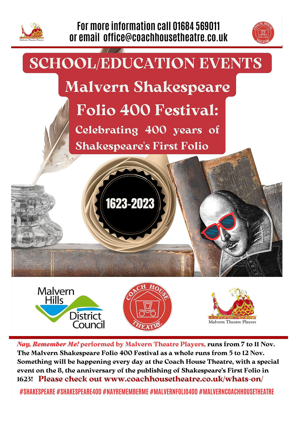 Will there be something for kids? Yes! Workshop places are available! Absolutely workshops for schools are an important part of the festival
